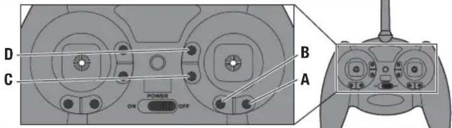 E-flite EFLU6800 - Reverse Controls - 1