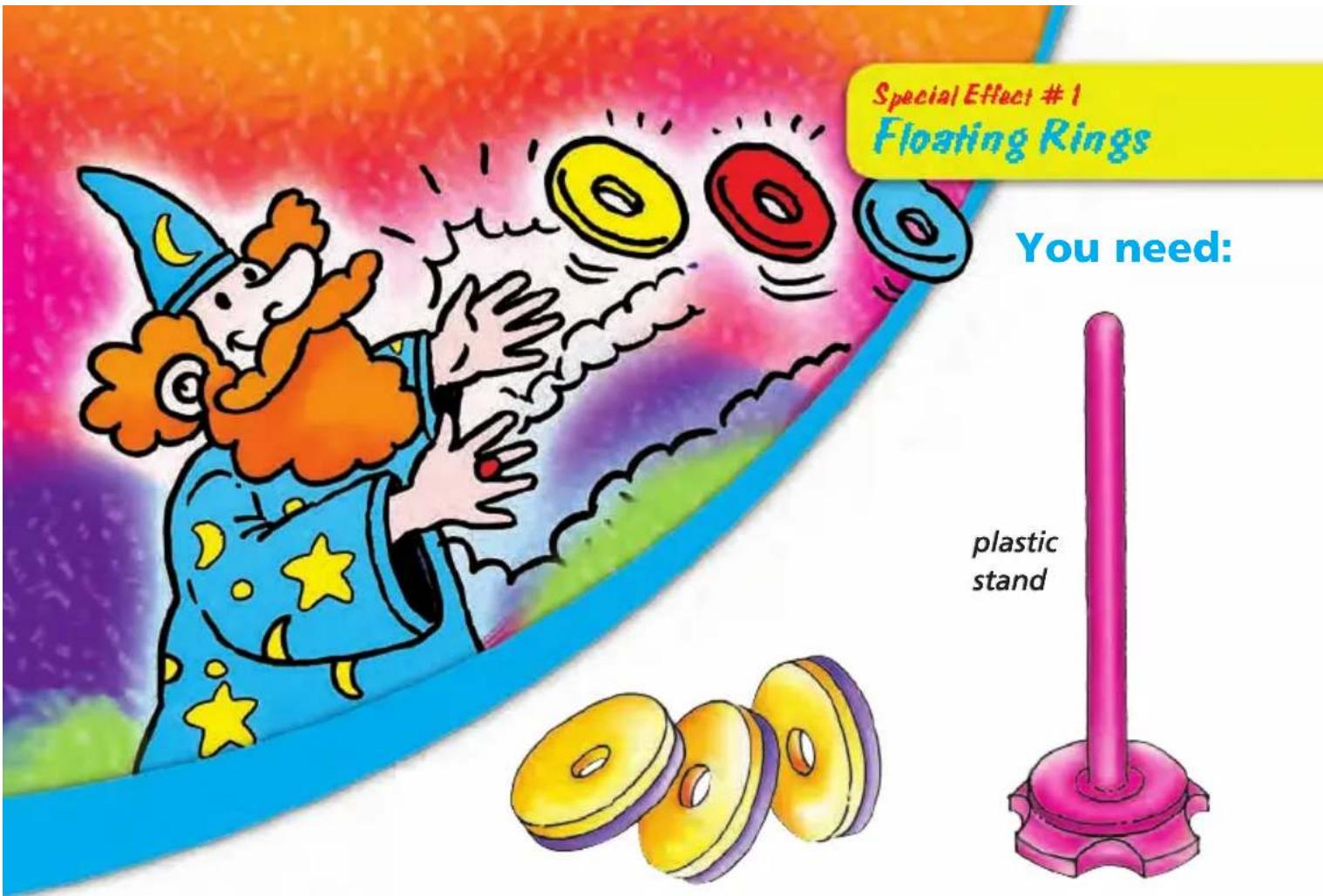 Special Effect # 1 Floating Rings You need: plastic stand