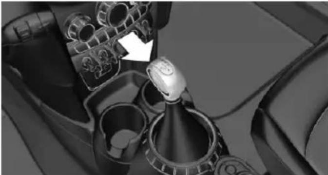 MINI Hardtop 2 Door (2017) - Releasing the selector lever lock - 1