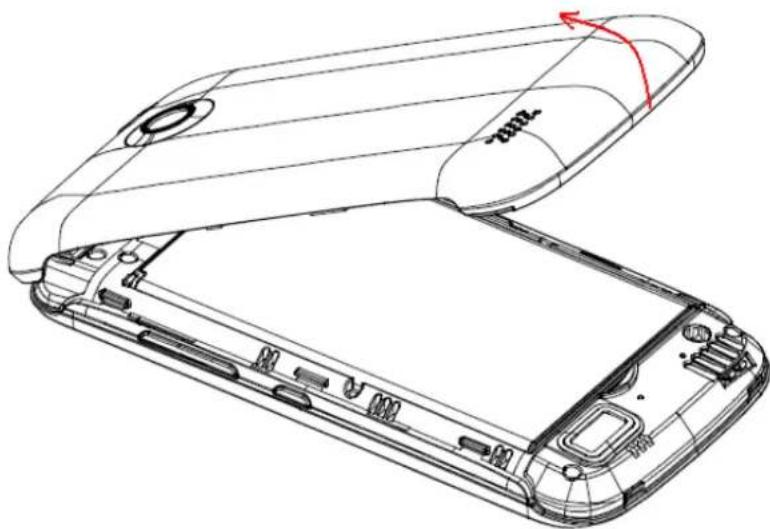 Gionee CTRL V1 - Insert SIM card - 1