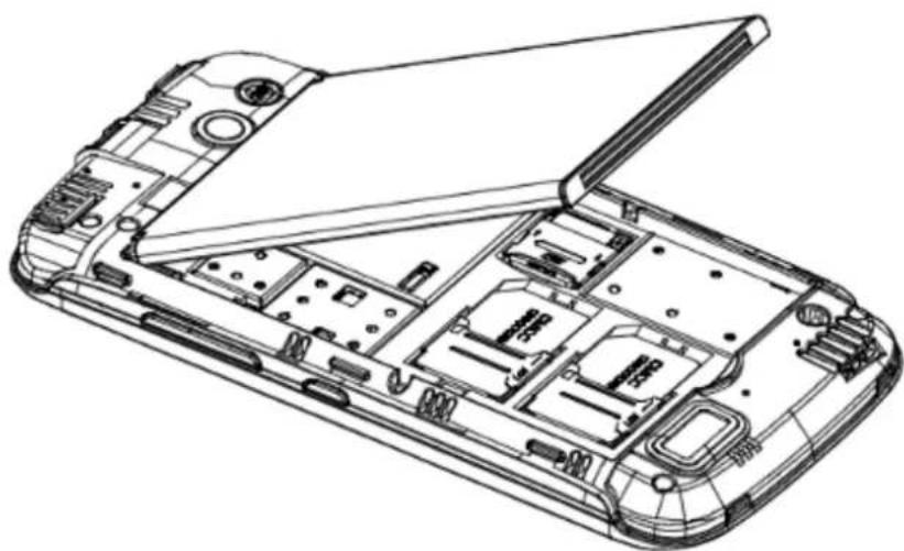 Gionee CTRL V1 - Remove/Insert Battery - 1
