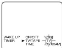SYLVANIA 6319CE - Select "TV" or "TAPE" - 1