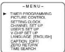 SYLVANIA 6319CE - Hit [MENU]. - 1