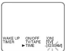 SYLVANIA 6319CE - Set wake up time - 1
