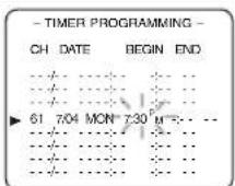 SYLVANIA 6319CE - Set beginning minute - 1