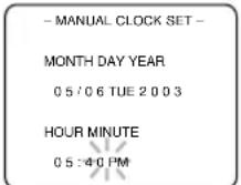 SYLVANIA 6313CD - Select the minute - 1