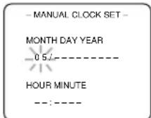 SYLVANIA 6313CD - Select the month - 1