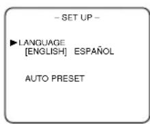 SYLVANIA 6313CB - Select "ENGLISH" or "ESPAÑOL" - 1