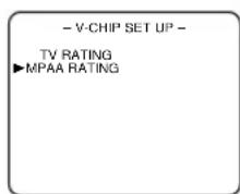 SYLVANIA 6313CB - Select "MPAA RATING" - 1