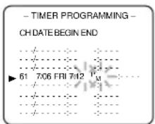 SYLVANIA 6313CB - Set beginning hour - 1