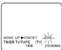 SYLVANIA 6313CB - Select "WAKE UP TIMER" - 1