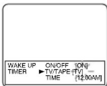 SYLVANIA 6309CE - Select "TV" or "TAPE" - 1
