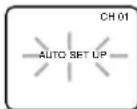 SYLVANIA 6260VC1 - Begin channel preset - 1