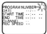 SYLVANIA 6245FC - Set the program number (1\~7) - 1