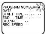 SYLVANIA 6242CVC - Set the program number (1\~7) - 1