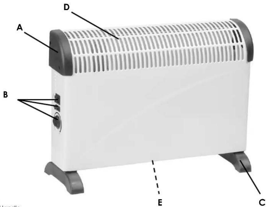 KALORIK KA CV 14 T - Convector heater Convector - 1