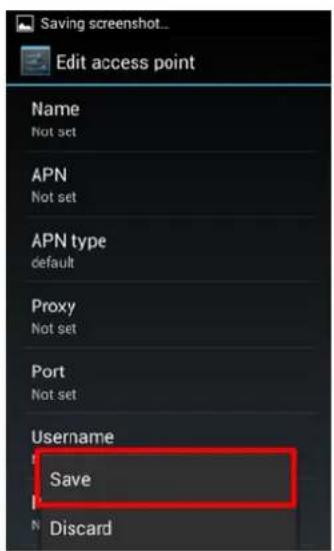 STOREX Sphone DC-50G - APN CONFIGURATION (ACCESS POINT NAME) - 6