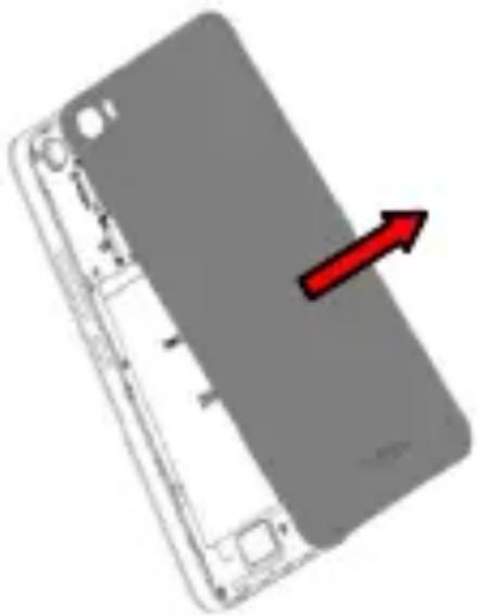 LAVA Iris X8 - Inserting the SIM Card and the battery - 1