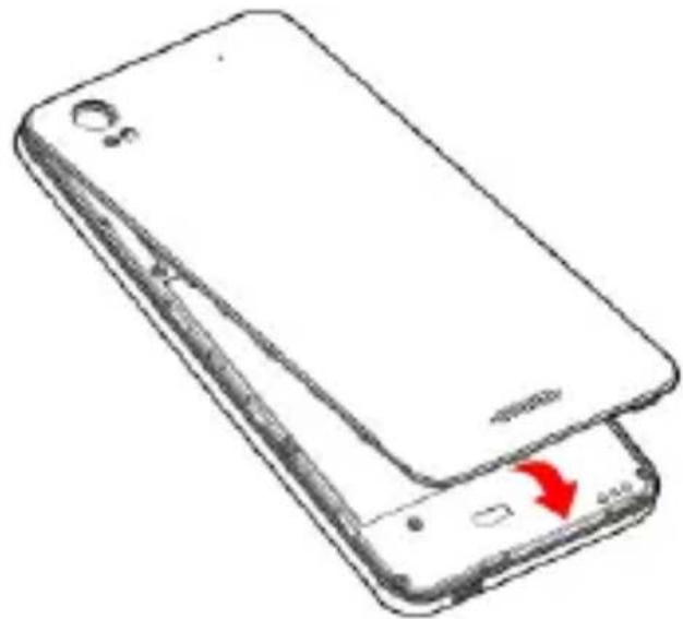 LAVA Iris Pro 30+ - Install the back cover - 1