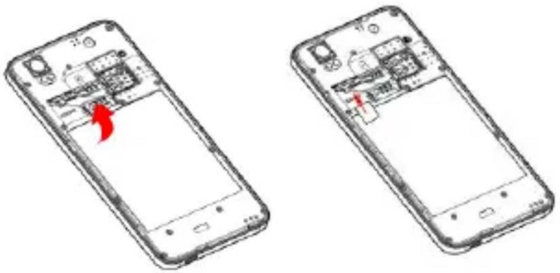 LAVA Iris Pro 30+ - Inserting a micro SD Card - 1