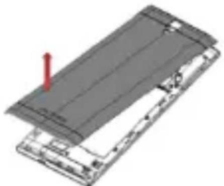 LAVA Iris 504Q+ - Inserting the SIM Card and the battery - 1