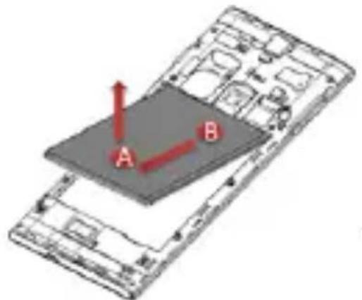 LAVA Iris 504Q+ - Inserting the SIM Card and the battery - 2