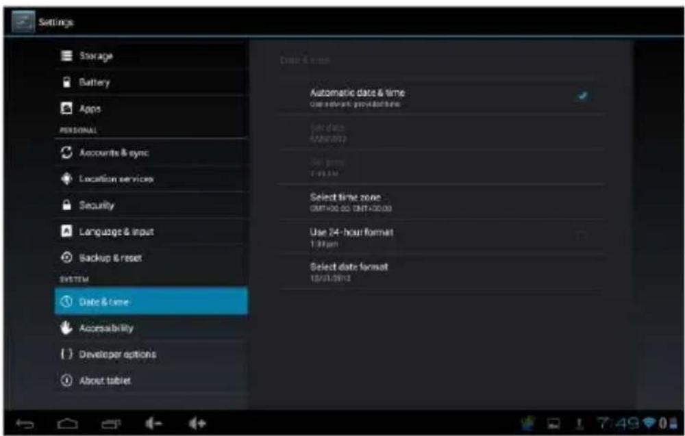 HKC P778A - Date & time setting - 1