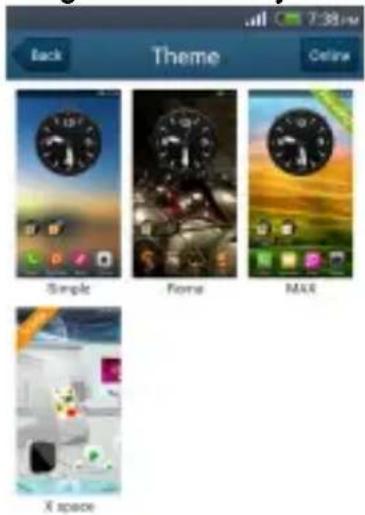Back Theme Online Simple Fone MAX X space