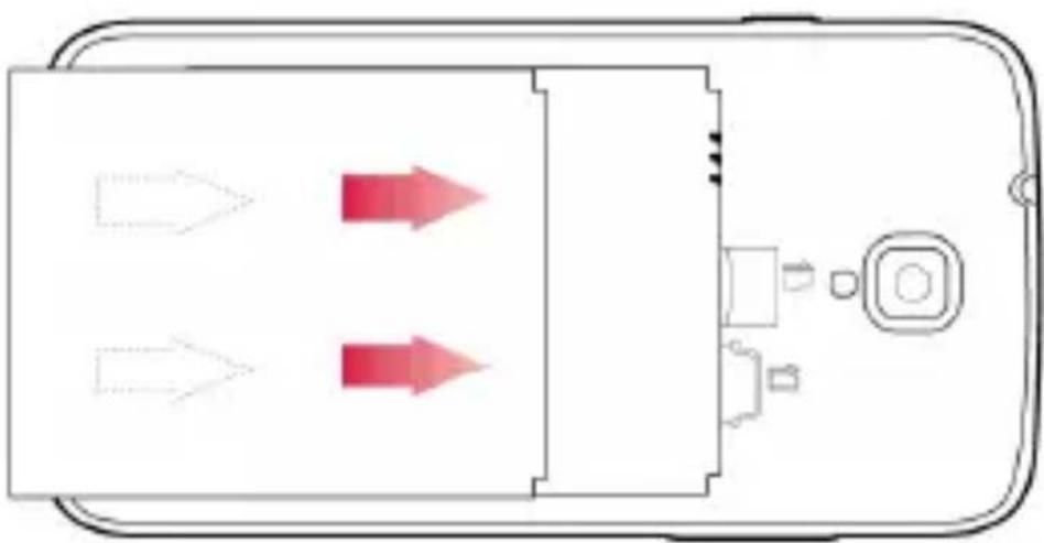 YEZZ Andy C5QL - Install the SIM card and battery - 3