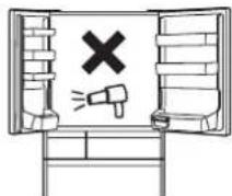 HITACHI R-E6800XND - Concerning the refrigerant (Be careful of the following related to the use of flammable gas R600a: ISOBUTANE.) - 10