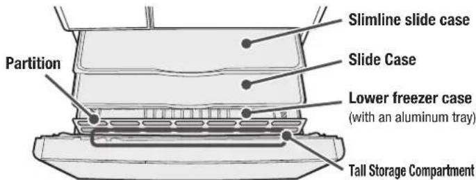 HITACHI R-E6800XND - Using the Lower Freezer - 1