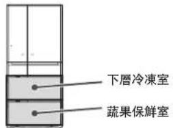 HITACHI R-E6800XND - 電動抽屜 - 1