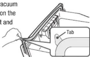 HITACHI R-E6800XND - Remove the vacuum compartment gasket from the Vacuum Case. - 1