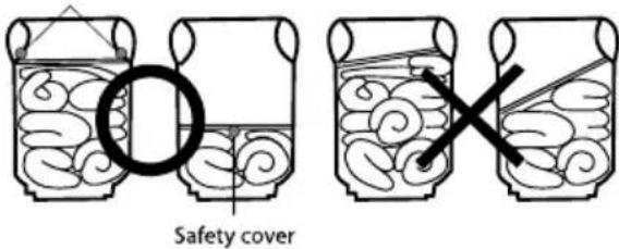 SAMSUNG WT8505EG - WHEN YOU LOAD THE LAUNDRY INTO THE SPIN BASKET. - 1