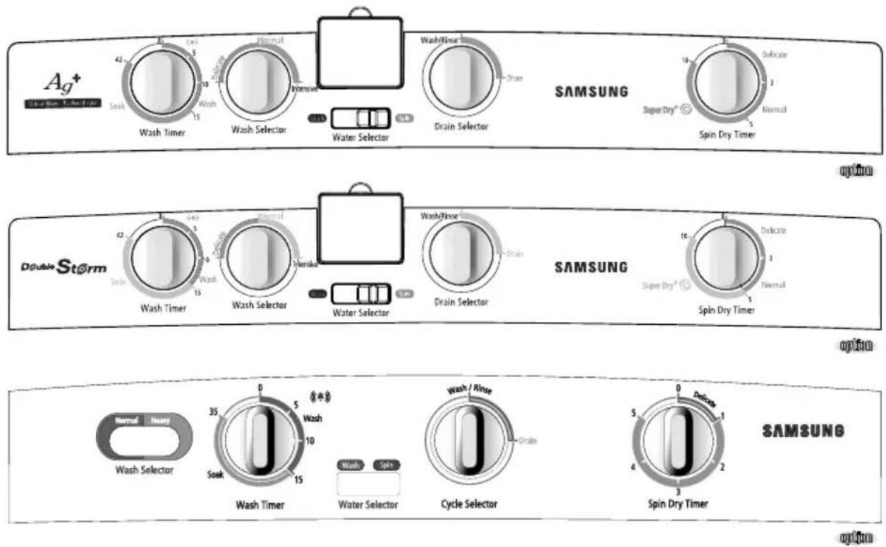 SAMSUNG WT8505EG - WATER SELECTOR - 1