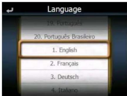 Brightness Language Volume 10 12:30 Time Zone About Reset