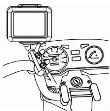 Line drawing of a person using a handheld device on an industrial control panel (no text or symbols visible)