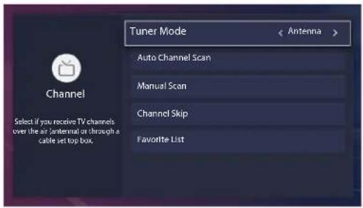 HISENSE 55H9907 - Channel Menu - 2
