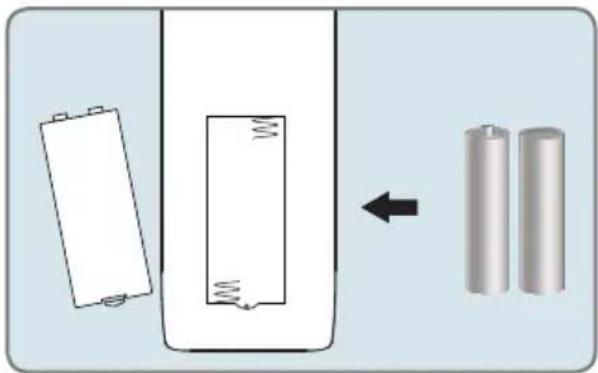 Diagram showing battery arrangement with one cell and two batteries, indicating a change in charge distribution.
