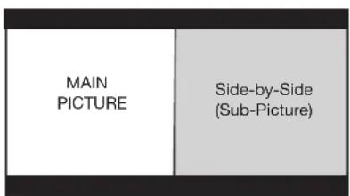MAIN PICTURE Side-by-Side (Sub-Picture)