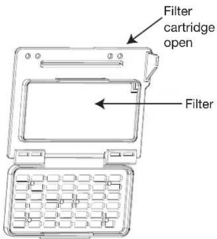 Filter cartridge open Filter