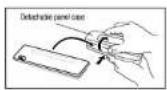 HYUNDAI H-CDM8053 - Removing the panel - 1