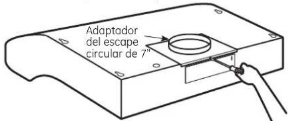 Adaptador del escape circular de 7"