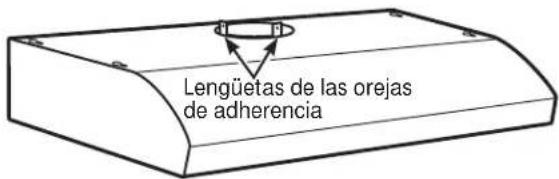 Lengüetas de las orejas de adherencia