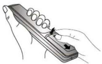 Palsonic PDP5000 - Batteries for the Remote Control - 1