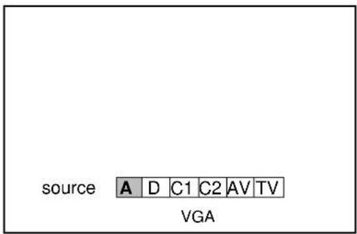 source A D C1 C2 AV TV VGA