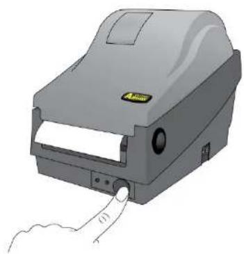 Argox OS-2130DE - Placing Media Roll - 7