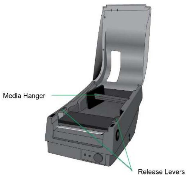 Media Hanger Release Levers