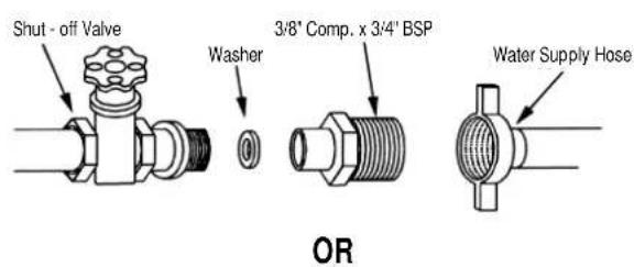 Equator BB72 - Water Connection - 1