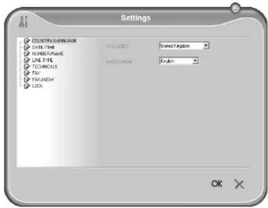 SAGEM MF 3265 - Settings - 1
